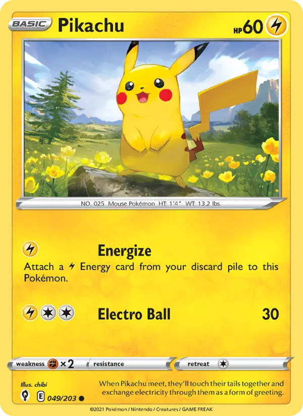 Pikachu, Evolving Skies 49