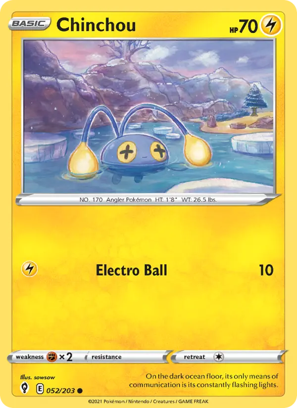 Chinchou, Evolving Skies 52