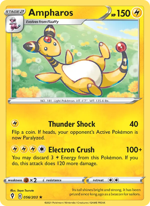 Ampharos, Evolving Skies 56