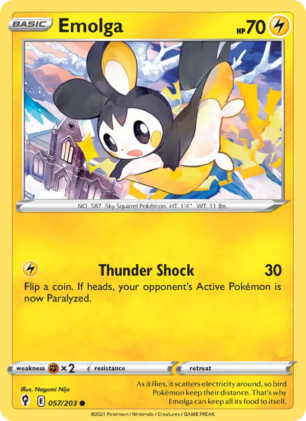 Emolga, Evolving Skies 57