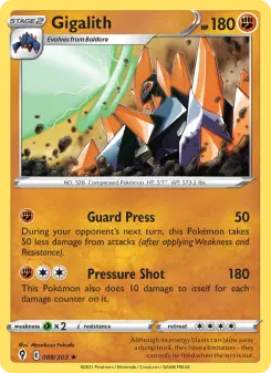 Gigalith, Evolving Skies 88