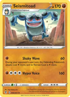 Seismitoad, Evolving Skies 90