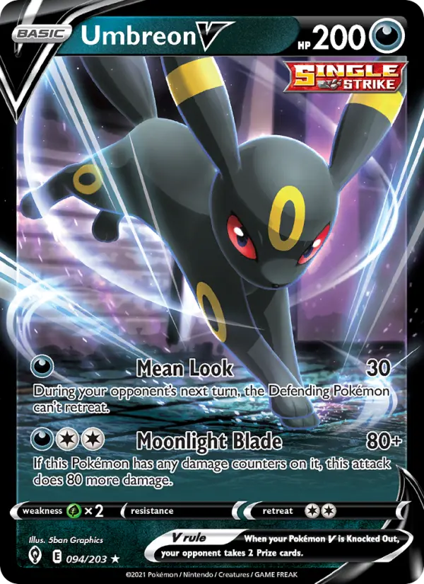 Umbreon V, Evolving Skies 94