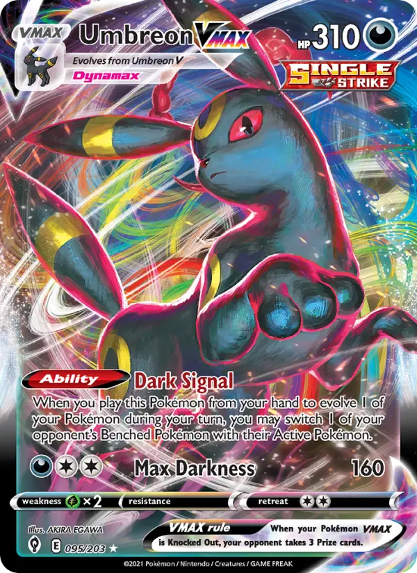 Umbreon VMAX, Evolving Skies 95