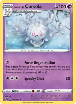 Galarian Cursola, Fusion Strike 118
