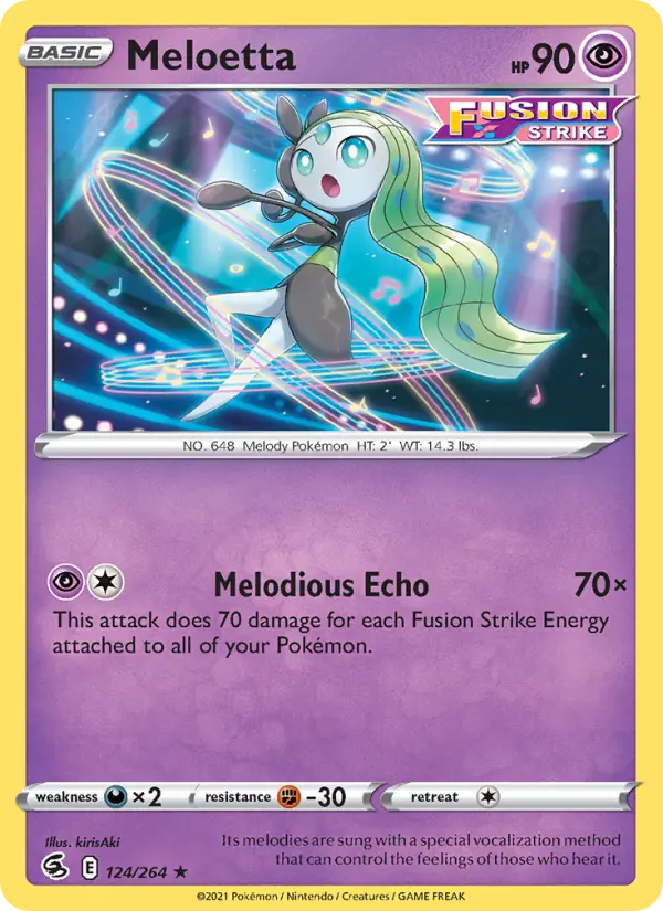 Meloetta, Fusion Strike 124