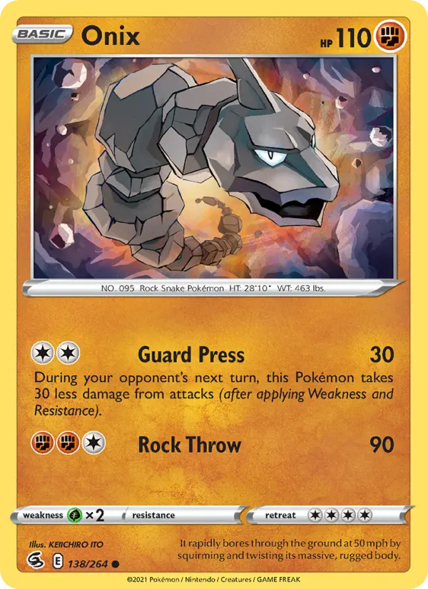 Onix, Fusion Strike 138