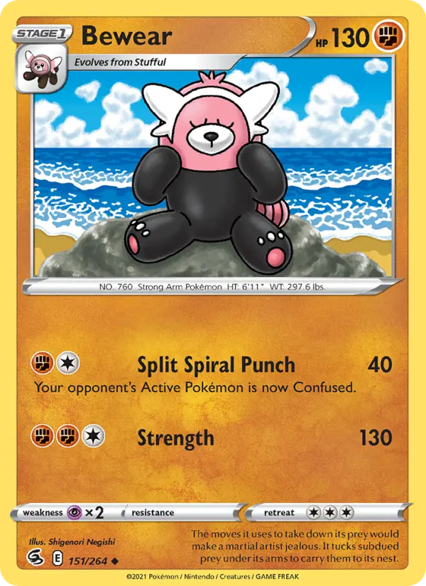 Bewear, Fusion Strike 151