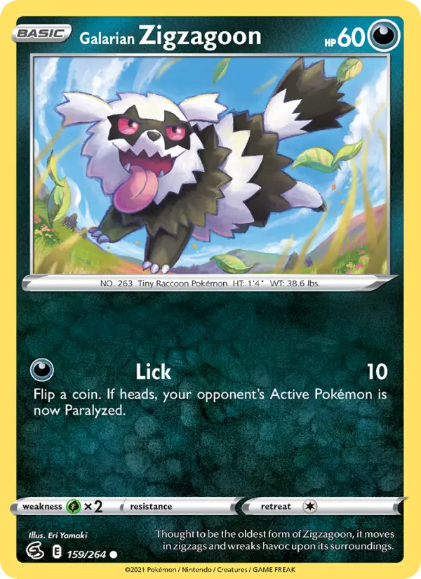 Galarian Zigzagoon, Fusion Strike 159