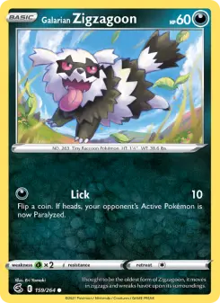 Galarian Zigzagoon, Fusion Strike 159