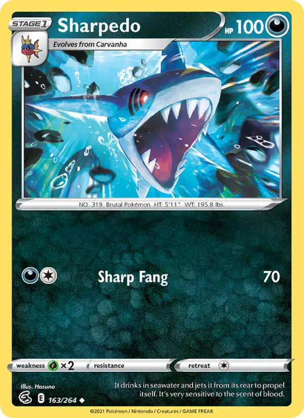 Sharpedo, Fusion Strike 163