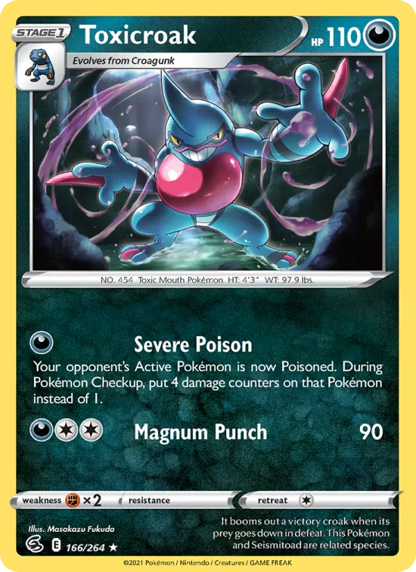 Toxicroak, Fusion Strike 166