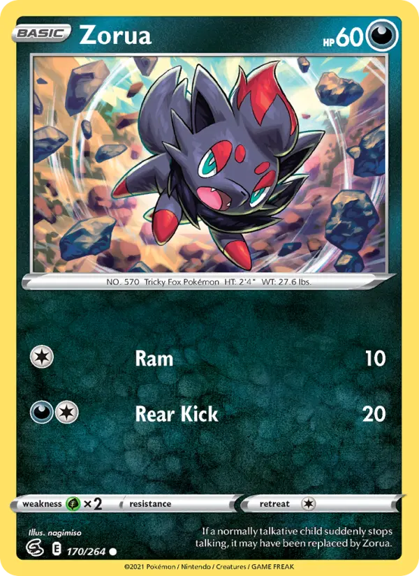 Zorua, Fusion Strike 170