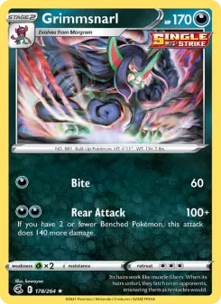 Grimmsnarl, Fusion Strike 178
