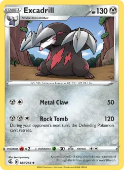 Excadrill, Fusion Strike 183