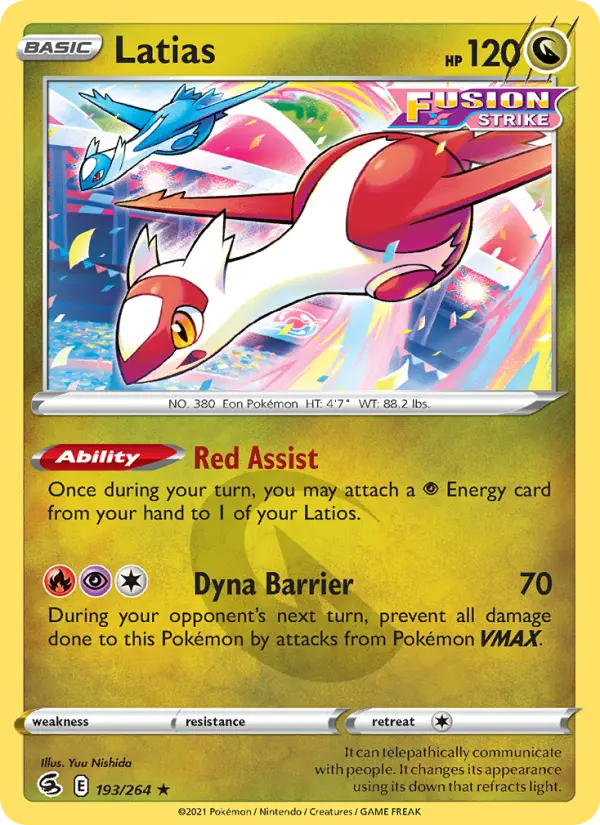 Latias, Fusion Strike 193