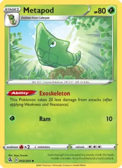 Metapod, Fusion Strike 2