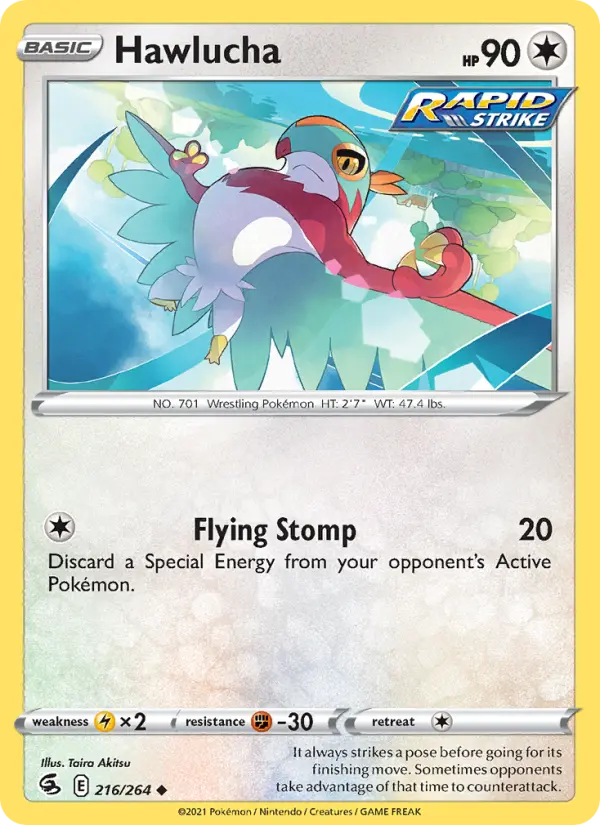 Hawlucha, Fusion Strike 216