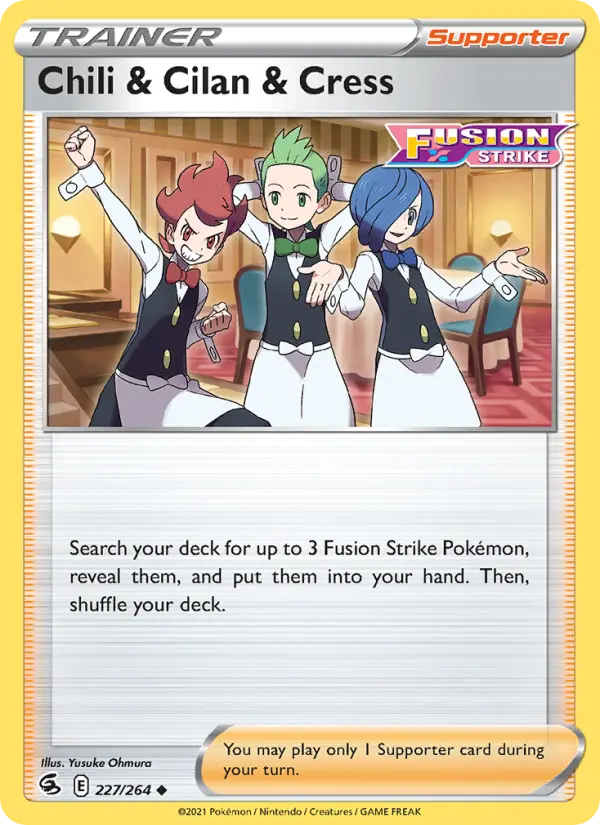 Chili & Cilan & Cress, Fusion Strike 227