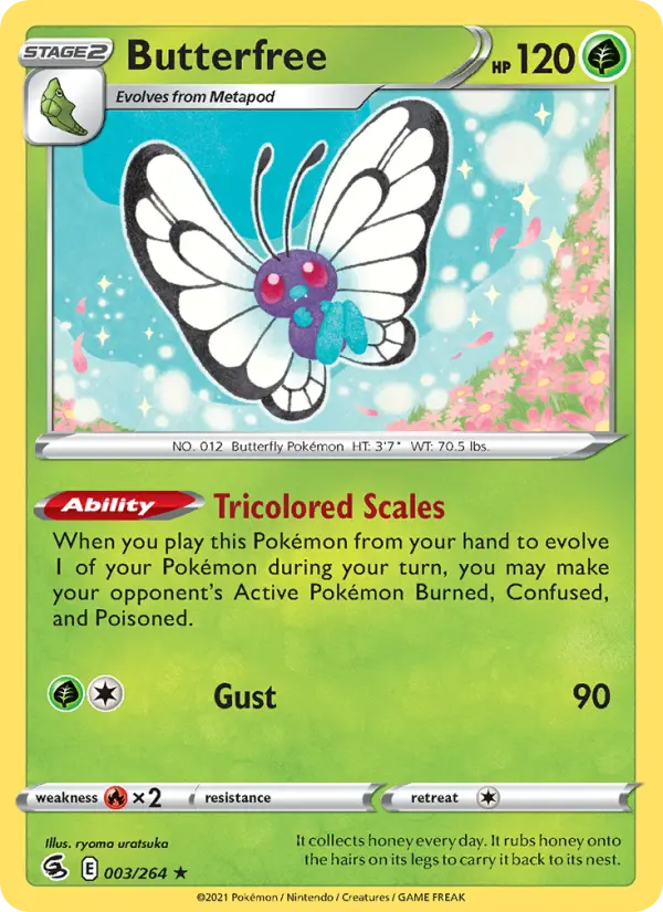 Butterfree, Fusion Strike 3