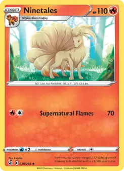 Ninetales, Fusion Strike 30