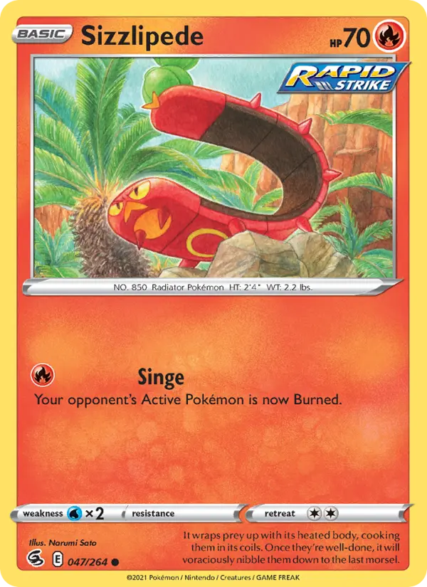 Sizzlipede, Fusion Strike 47