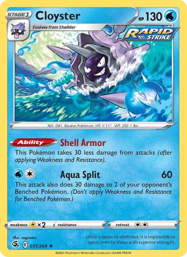 Cloyster, Fusion Strike 51
