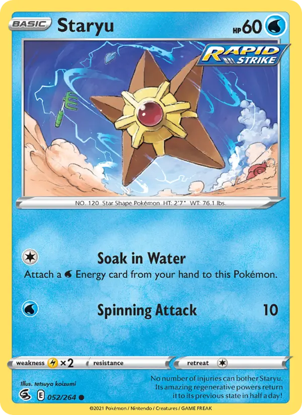 Staryu, Fusion Strike 52