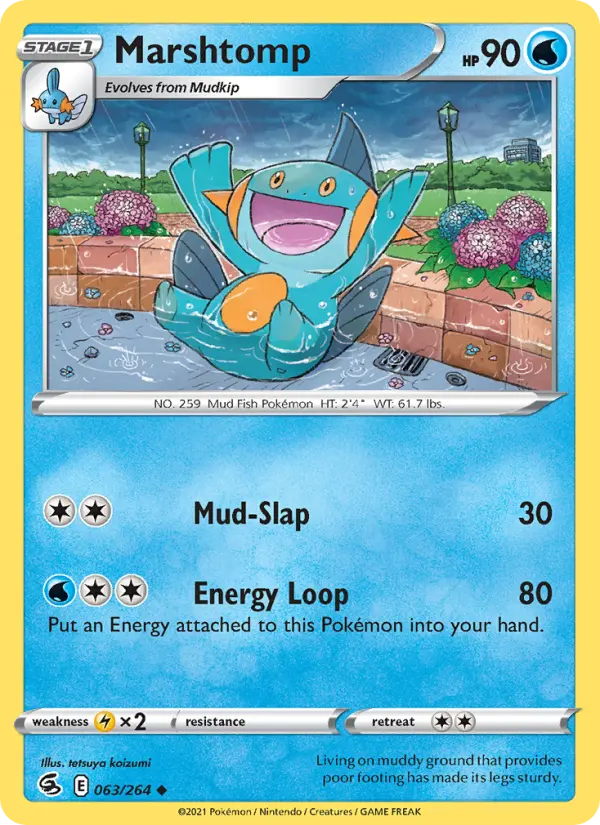 Marshtomp, Fusion Strike 63