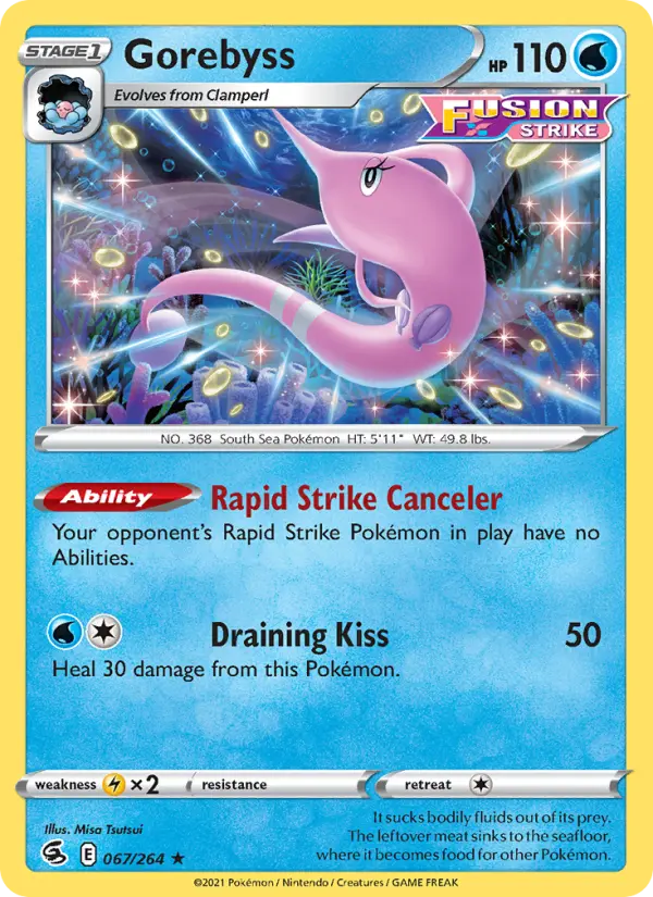 Gorebyss, Fusion Strike 67