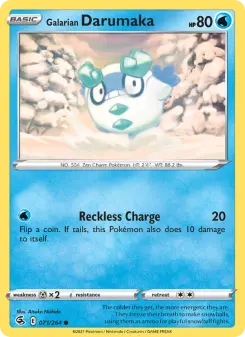 Galarian Darumaka, Fusion Strike 71