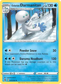 Galarian Darmanitan, Fusion Strike 72