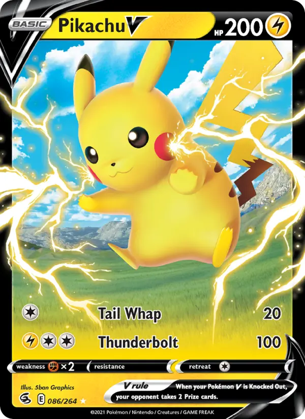 Pikachu V, Fusion Strike 86