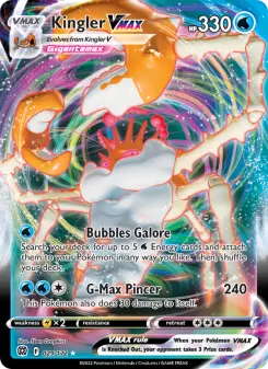 Kingler VMAX, Brilliant Stars 029