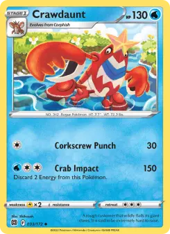 Crawdaunt, Brilliant Stars 033