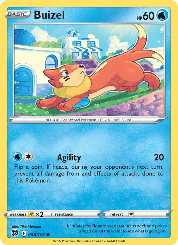 Buizel, Brilliant Stars 038