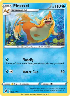Floatzel, Brilliant Stars 039