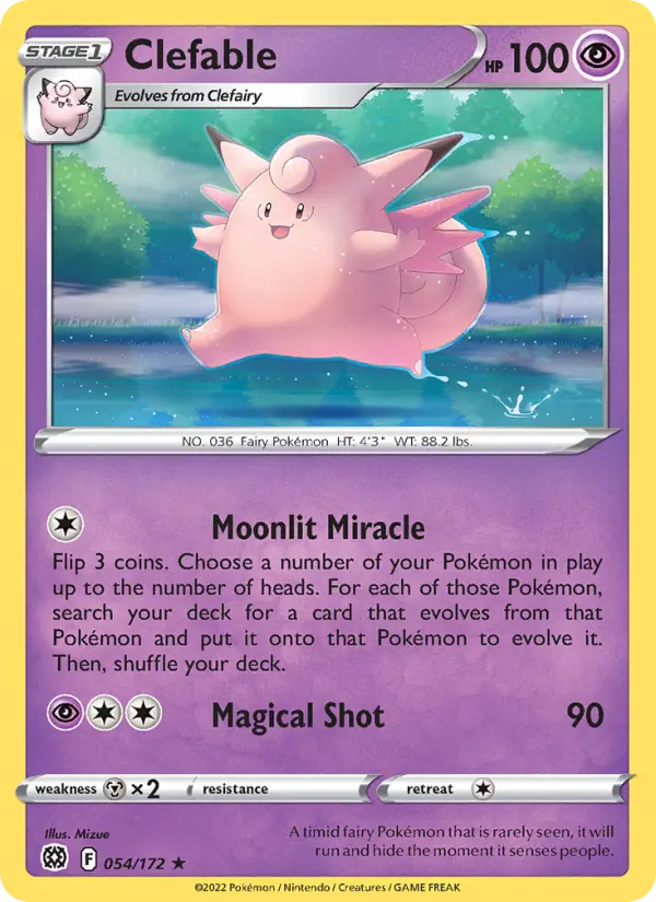 Clefable, Brilliant Stars 054