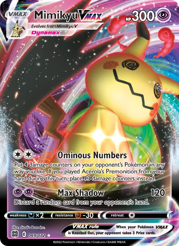 Mimikyu VMAX, Brilliant Stars 069
