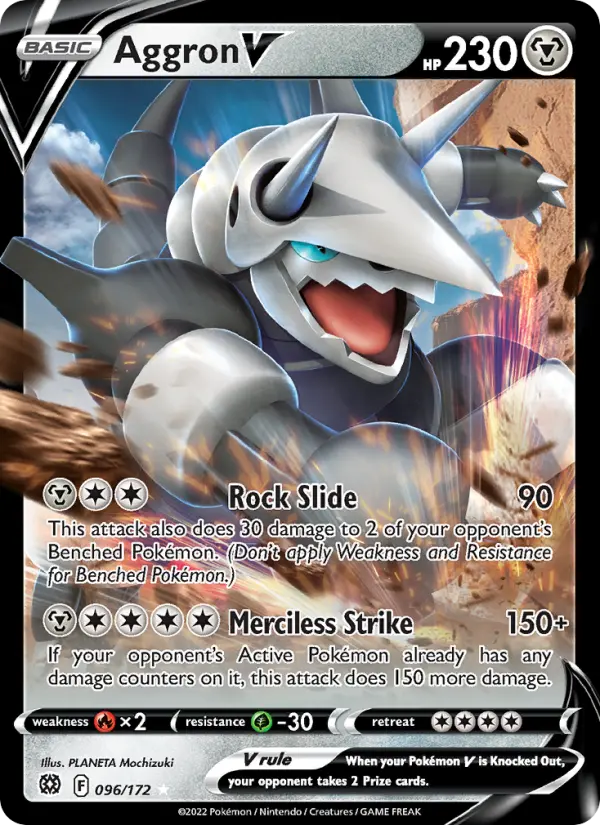 Aggron V, Brilliant Stars 096