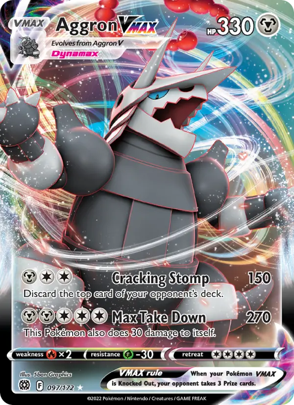 Aggron VMAX, Brilliant Stars 097