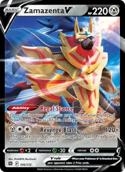 Zamazenta V, Brilliant Stars 105