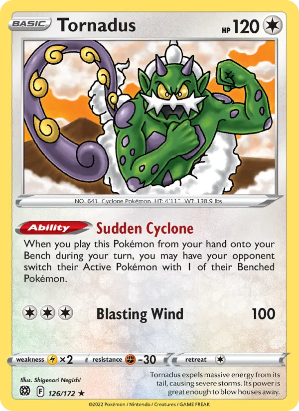 Tornadus, Brilliant Stars 126