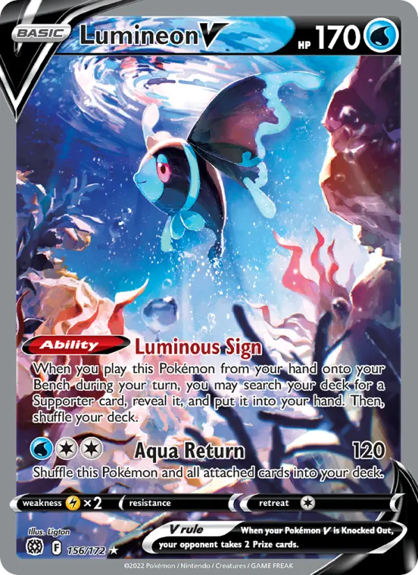 Lumineon V, Brilliant Stars 156