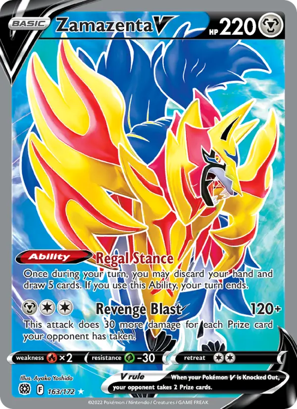 Zamazenta V, Brilliant Stars 163