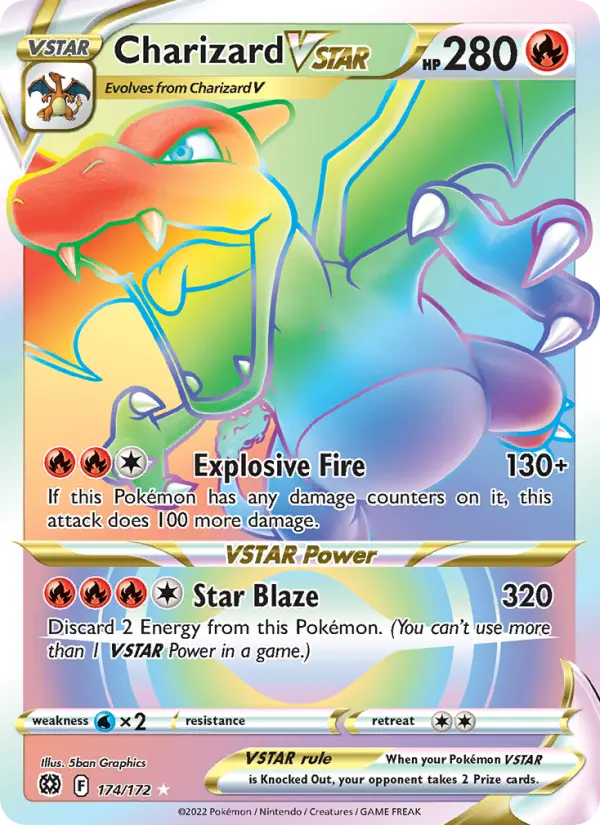 Charizard VSTAR, Brilliant Stars 174