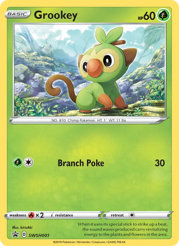 Grookey, SWSH Black Star Promos SWSH001