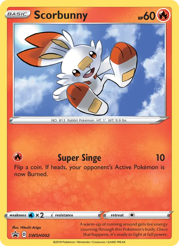 Scorbunny, SWSH Black Star Promos SWSH002