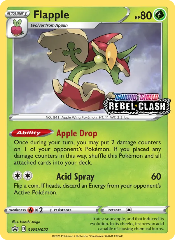 Flapple, SWSH Black Star Promos SWSH022