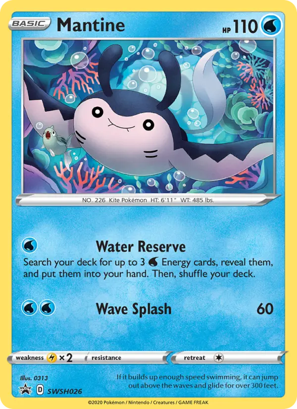 Mantine, SWSH Black Star Promos SWSH026